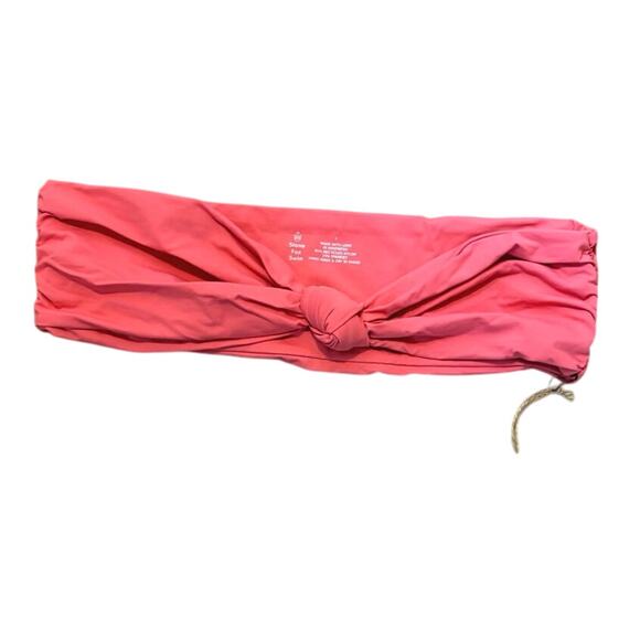 NWT Stone Fox Swim Sunset Pink Lele Bikini Top Size Large - Picture 3 of 5